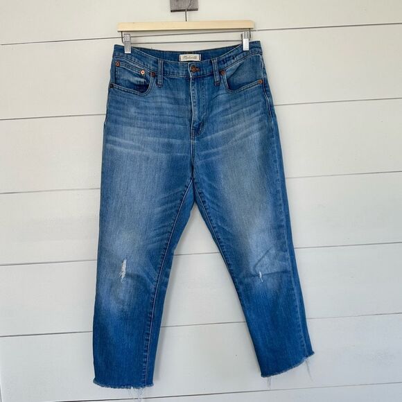 Madewell Denim - Madewell Women’s 28 High Rise Slim Boyjean Dover Wash